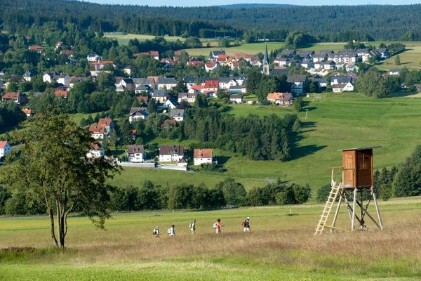 Blick auf Bischofsgrün