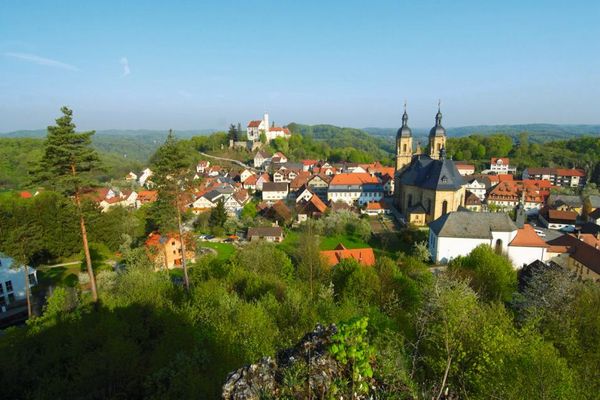 Blick vom Kreuzberg auf Gößweinstein