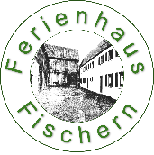 Auf dem Bild ist das Logo vom Ferienhaus Fischern zu sehen.