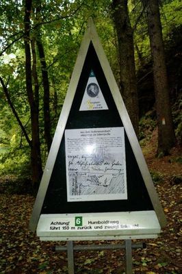 Gsteinigt bei Arzberg - Infotafel