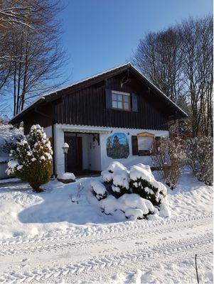 Ferienhaus im Winter