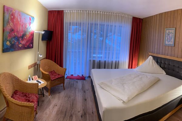 Panoramaaufnahme Doppelzimmer