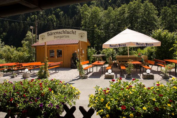 Biergarten Campingplatz Bärenschlucht