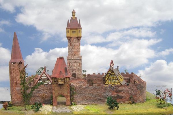 Burg Stein Modell