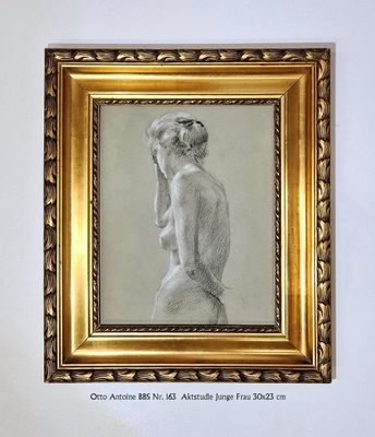 487_OttoAntoineBBSNr163AktstudieJungeFrau30x23cmT23_900