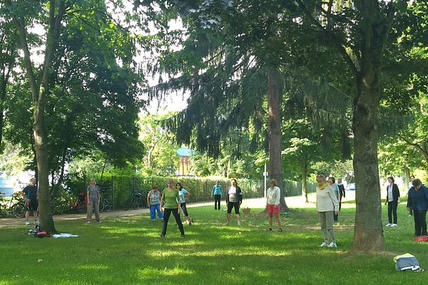 QiGong im Park, Pfungstadt