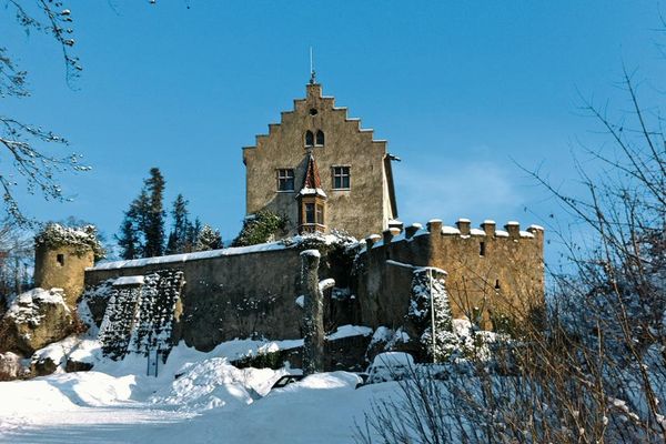 Winterliche Burg