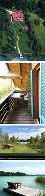 Draufsicht, Balkon, Steg