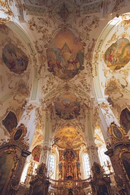 Wallfahrtskirche Andechs Deckengewölbe