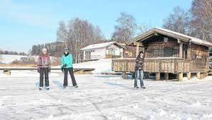 Eislaufen auf dem Haslacher See