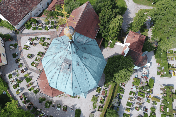 St. Anna Kirche von Oben