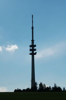 Fernsehturm auf dem Hohenpeißenberg.