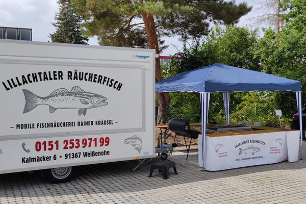 Ein mobiler Verkaufsstand.