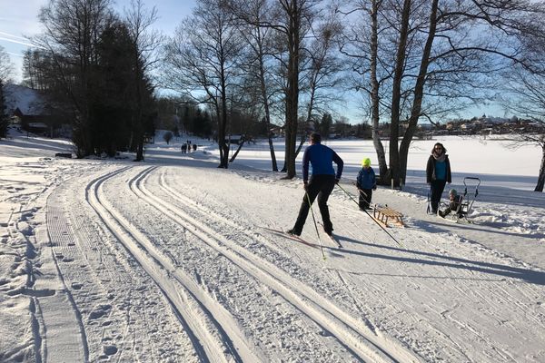 Langlaufloipe Seerunde Bad Bayersoien