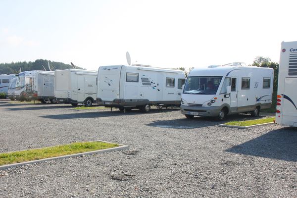 Wohnmobilstellplatz am Goldschmitt-Technik-Center in Walldürn