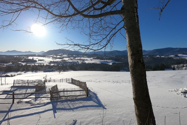Blick RichtungSüden von der Schönegger Käsealm