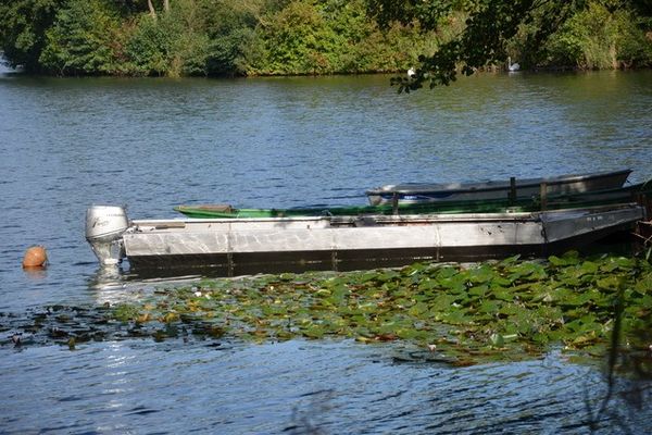Boot im See - Seepark Freudenberg am Main