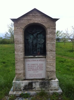 Golgotha-Kapelle südlich von Weilheim in Oberbayern