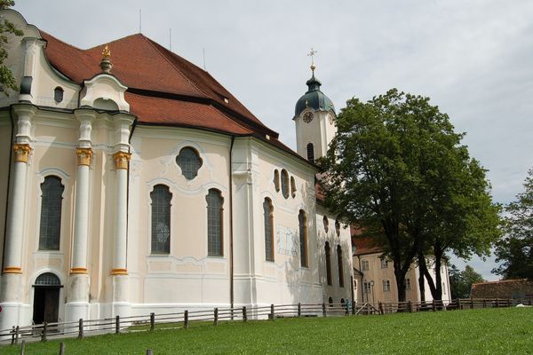 Die berühmte Kirche von Wies.