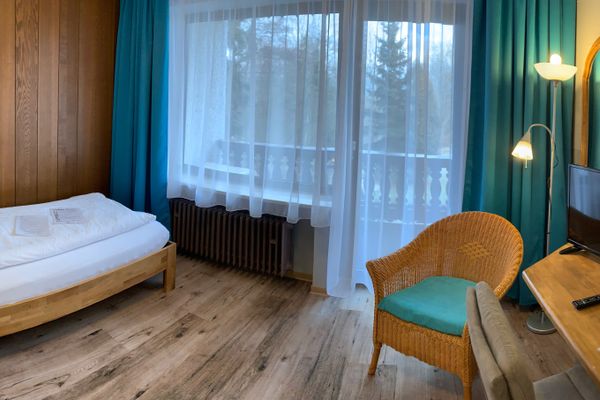 Panoramaaufnahme Einzelzimmer