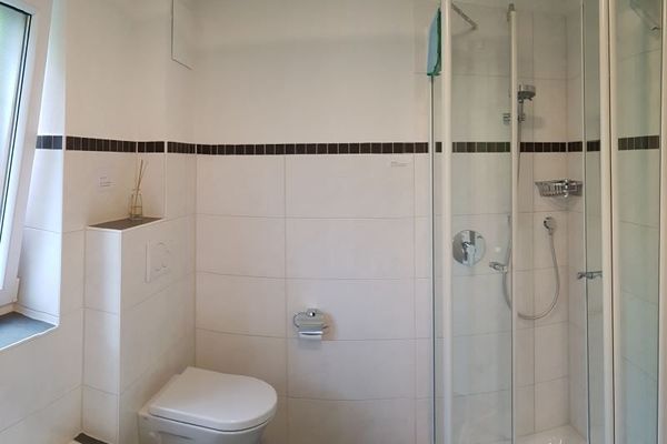 Badezimmer Dusche und WC