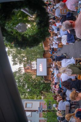 Open Air Kino im Sommer bei Kanne Ebbelwoi
