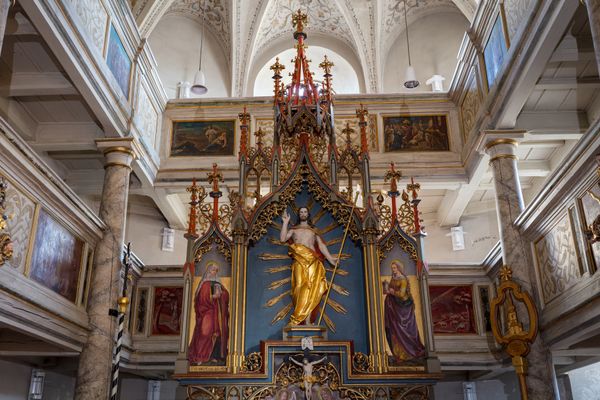 In der Pfarrkirche St. Oswald in Untersteinach