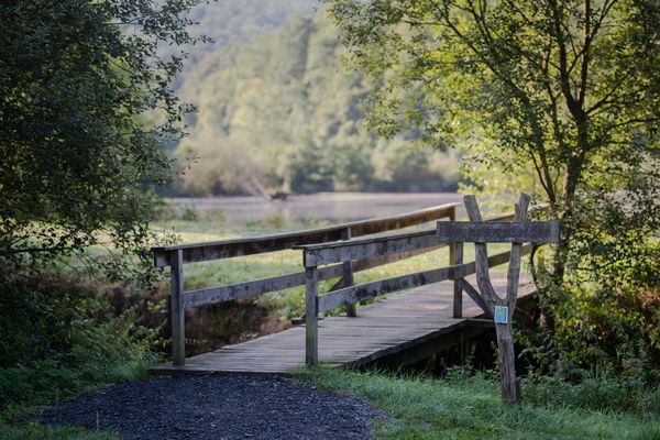 Brücke an den Hirschbornteichen