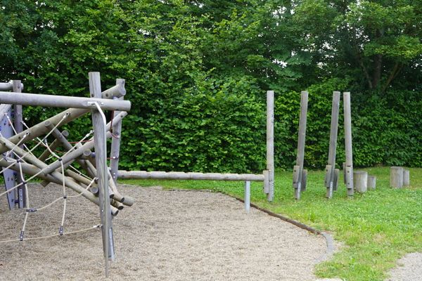 Spielplatz Eastside: Klettergerüst