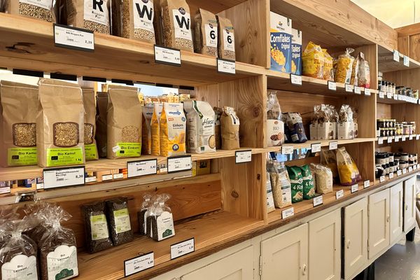 Supermarkt in den Bräuhaus Passagen in Steingaden
