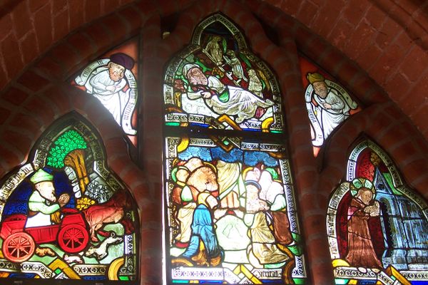 Kloster Ebstorf: Fenster im Kreuzgang
